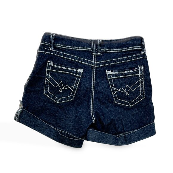 30" Y2k Angels Denim Shorts - Picture 2 of 4